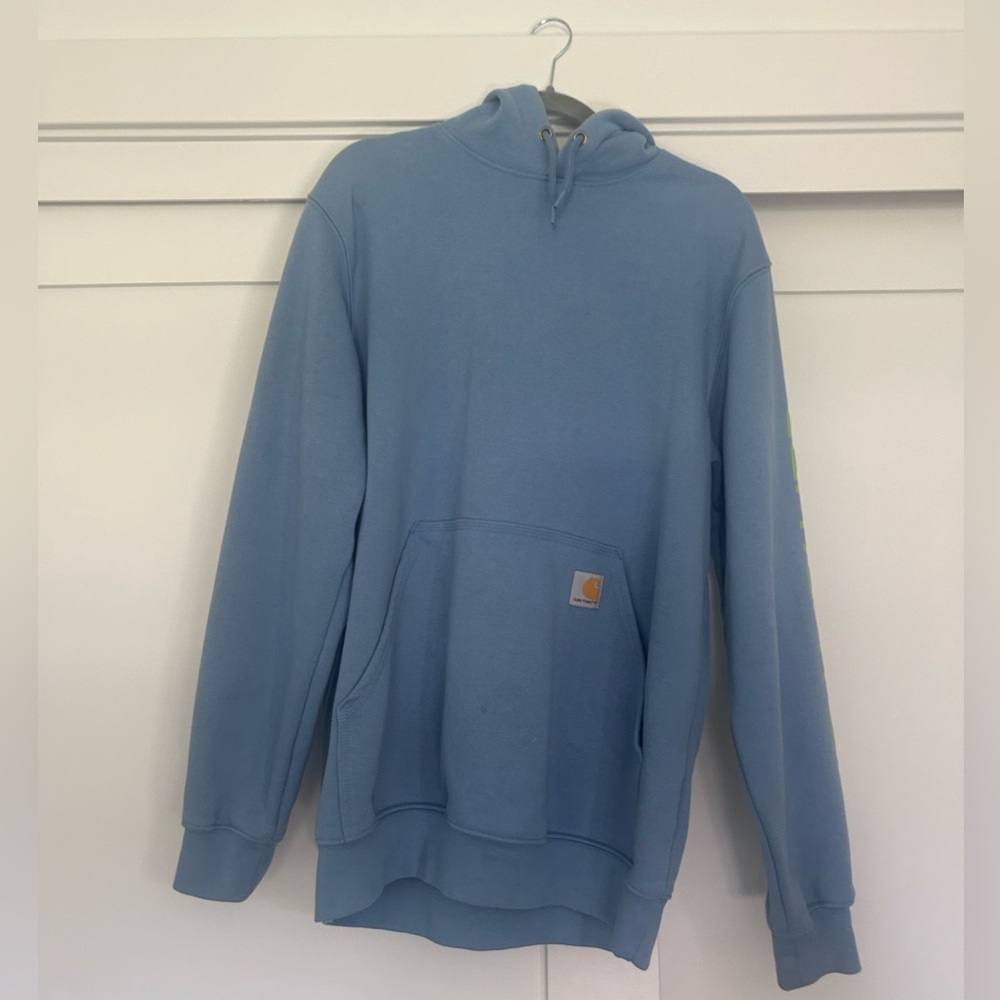 Carhartt Men's Light Blue Pullover Hoodie